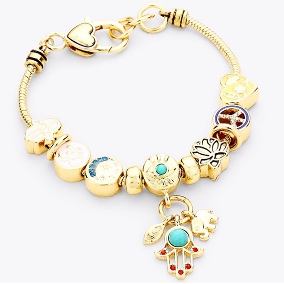 Eye Smooch Jewelry - ✨Gold Hamsa Bracelet